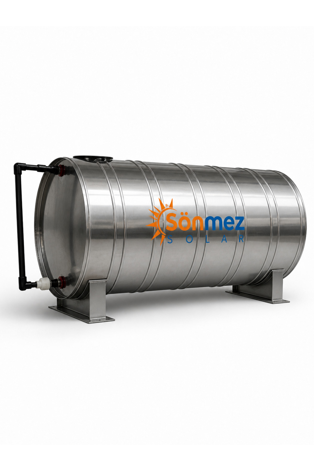 SÖNMEZ Solar Silindirik KROM 350 LT Soğuk Su Deposu (Güneş Enerjisine UYUMLU)