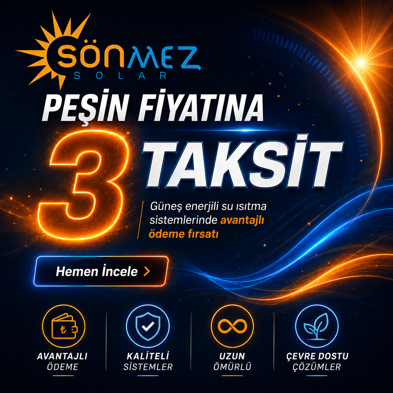Sönmez Solar – Güneş Enerjisi Sistemleri